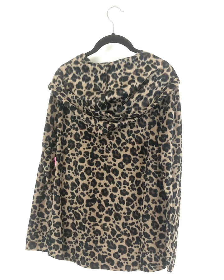 Cheetah Print Zip Up - Extra Small and Small