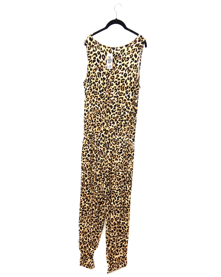 Cheetah Jumpsuit - Large and Extra Large