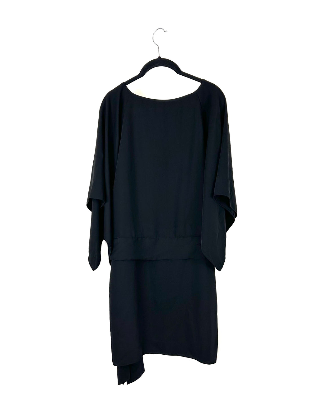 Black Side Tie Dress - Small