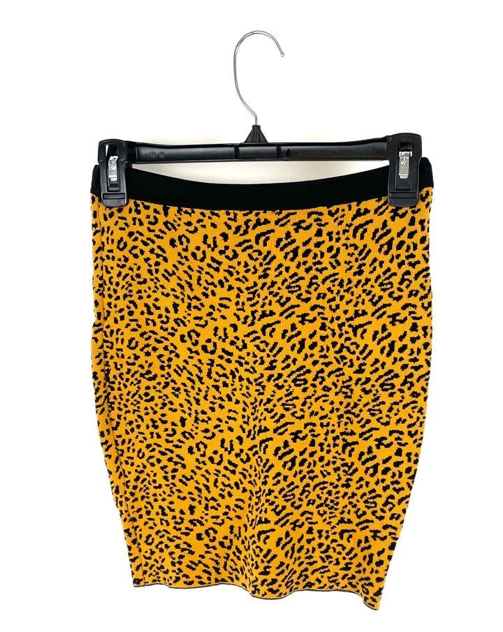Cheetah Print Mini Skirt - Small, Medium, Large