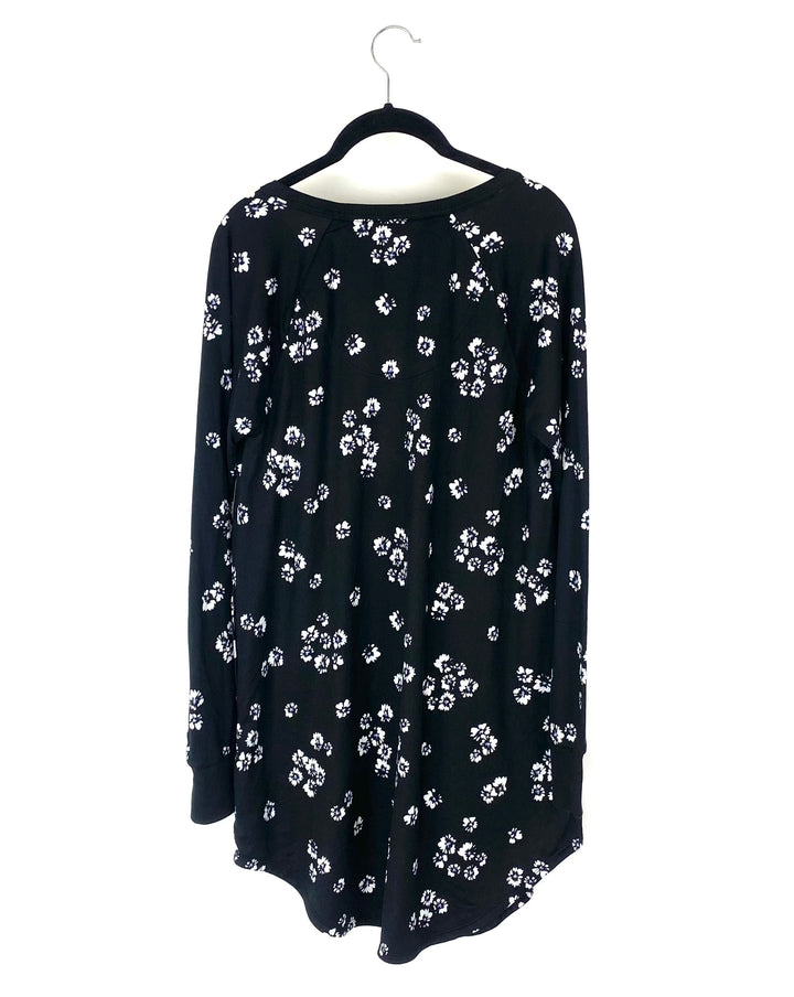 Floral Print Nightgown - Small