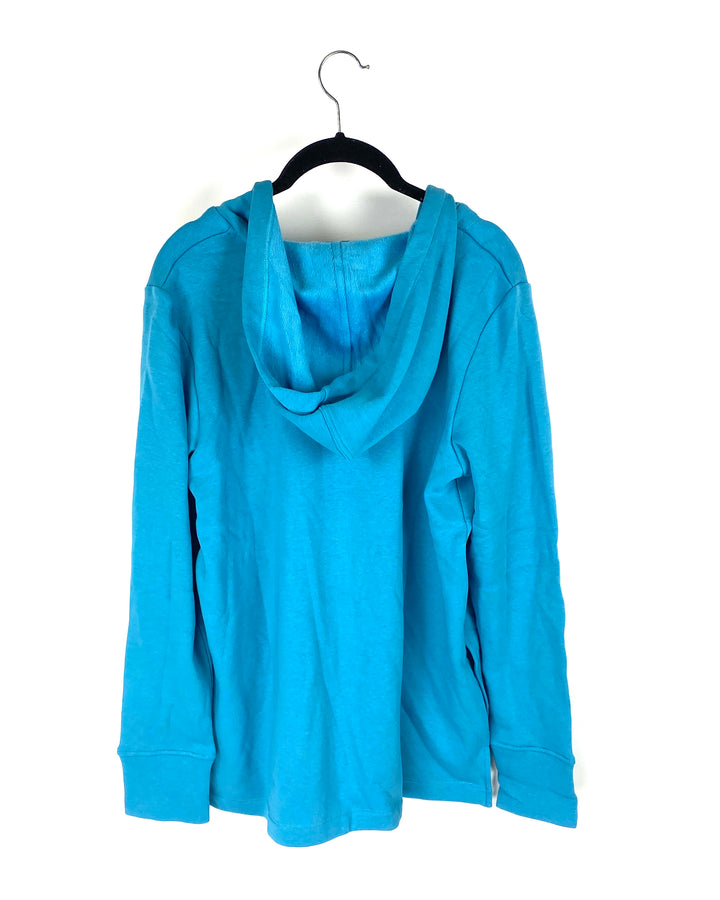 Turquoise Zip Up Jacket - Size 6/8