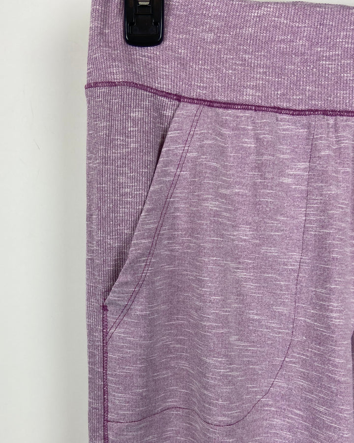 Purple Fitted Sweatpants - Small