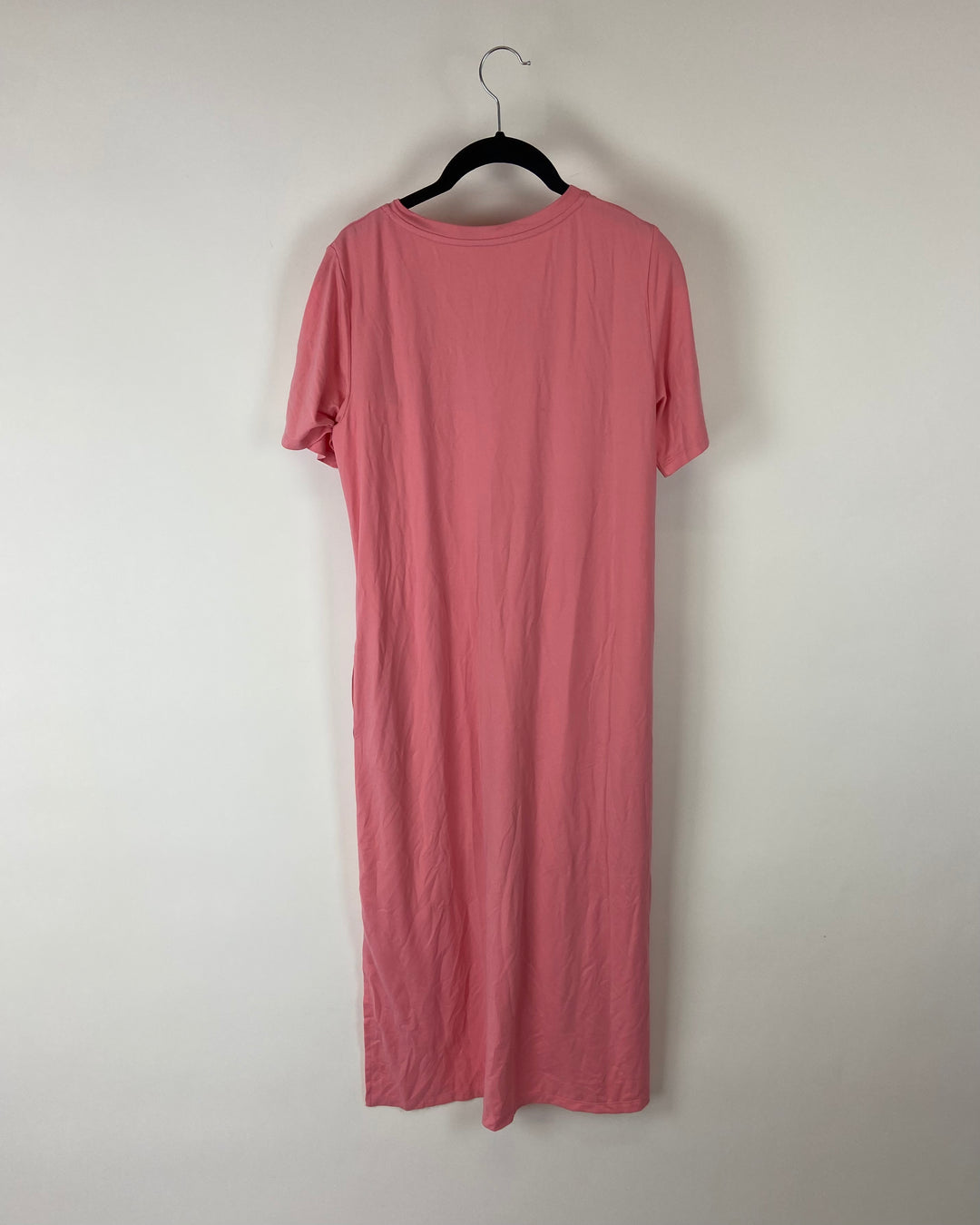 Salmon Pink Maxi Dress - Size 6/8