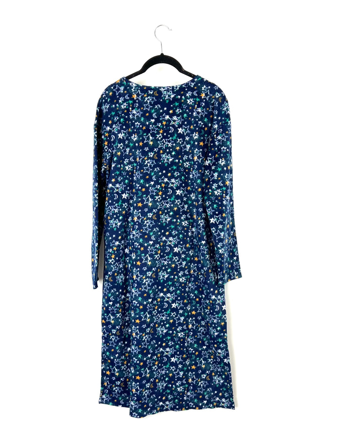 Navy Blue Star Nightgown - Size 6/8