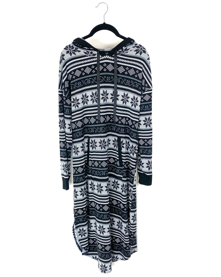 Hooded Lounge Dress - Small