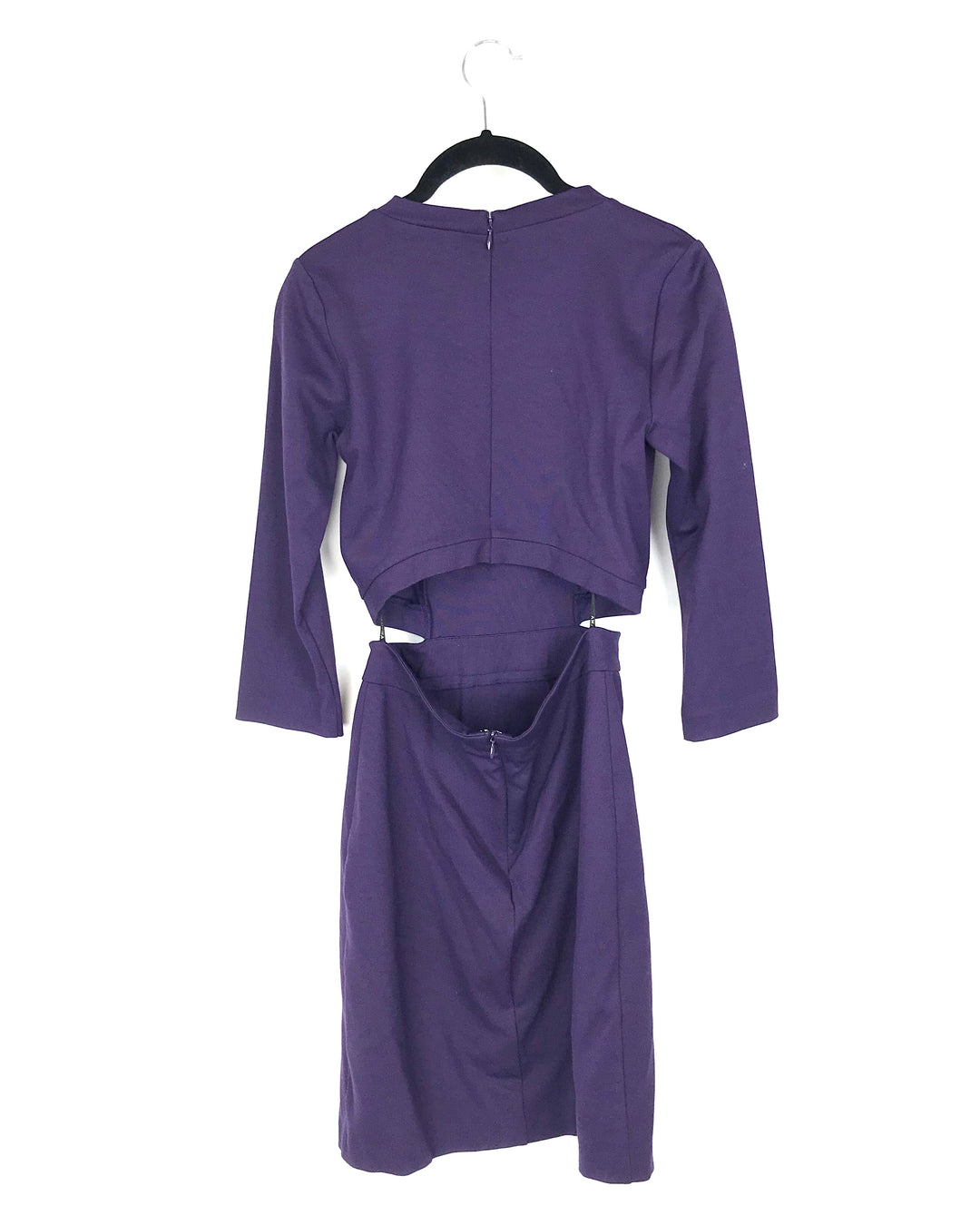 Purple Cut-Out Dress - Small