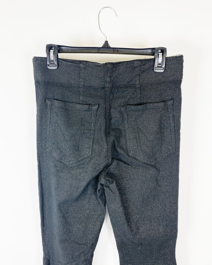 Black And Gold Pants - Size 8/10