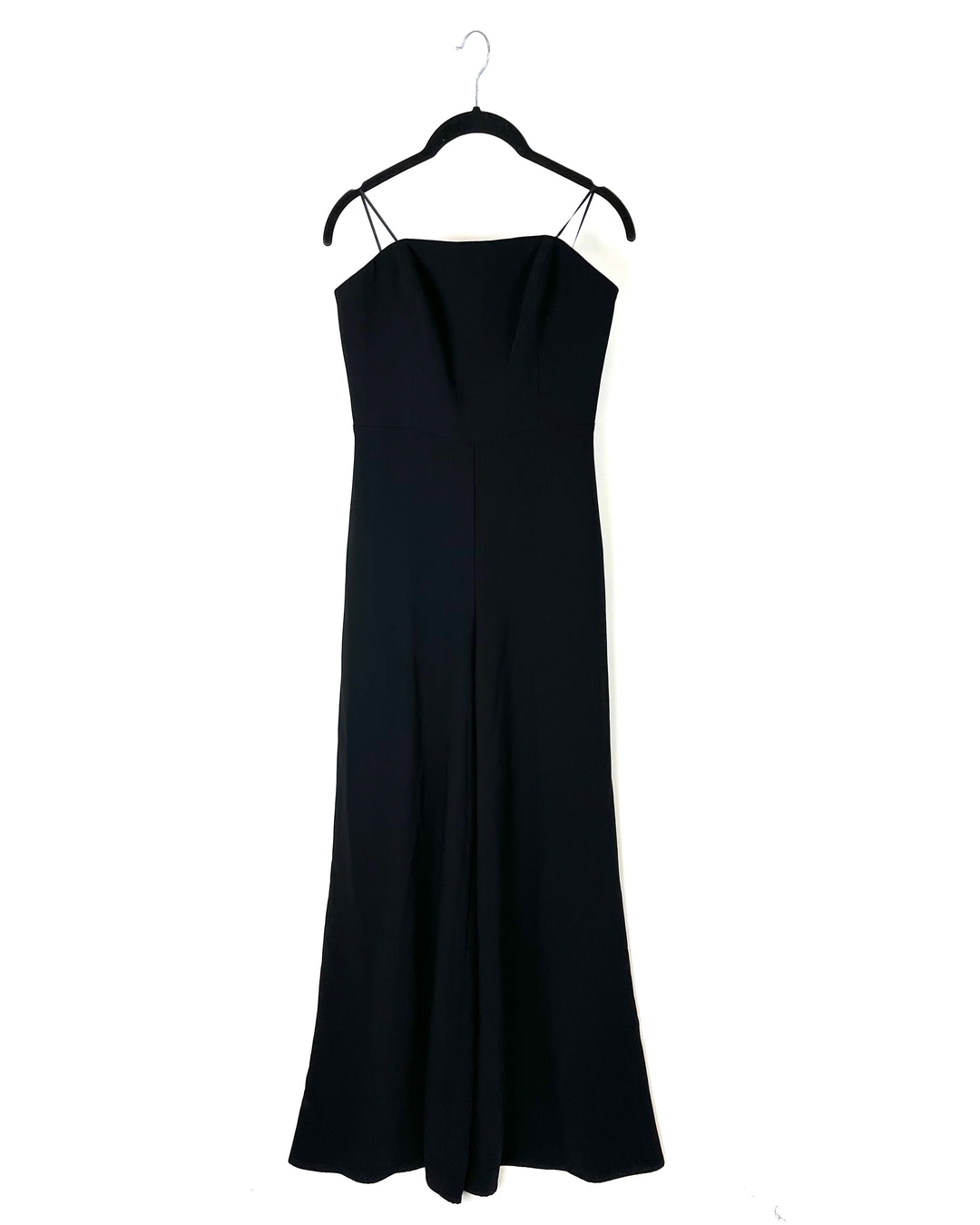 Strapless Black Jumpsuit - Size 4-6