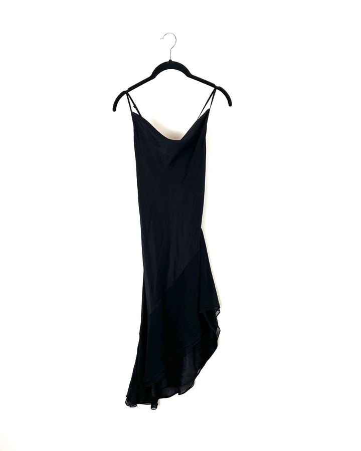 Black Asymmetrical Dress - Small