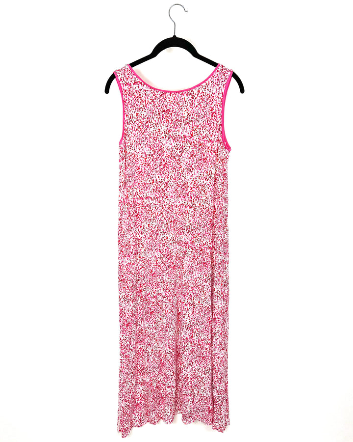 Pink Printed Loungewear Dress - Small