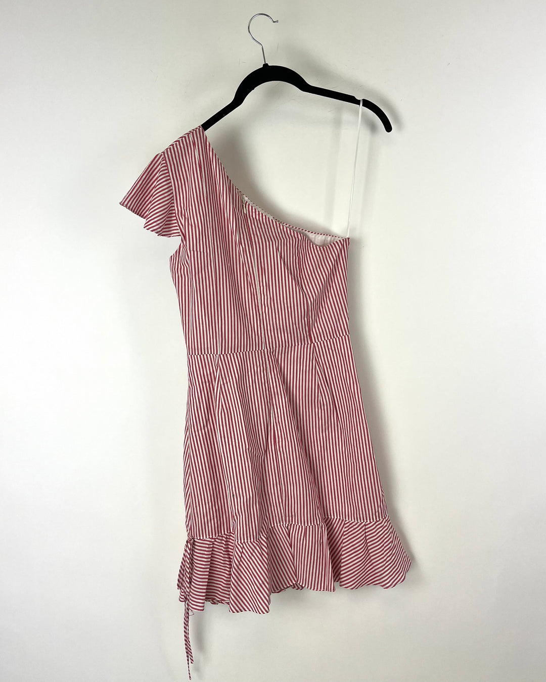 Striped Ruffle Dress - Small