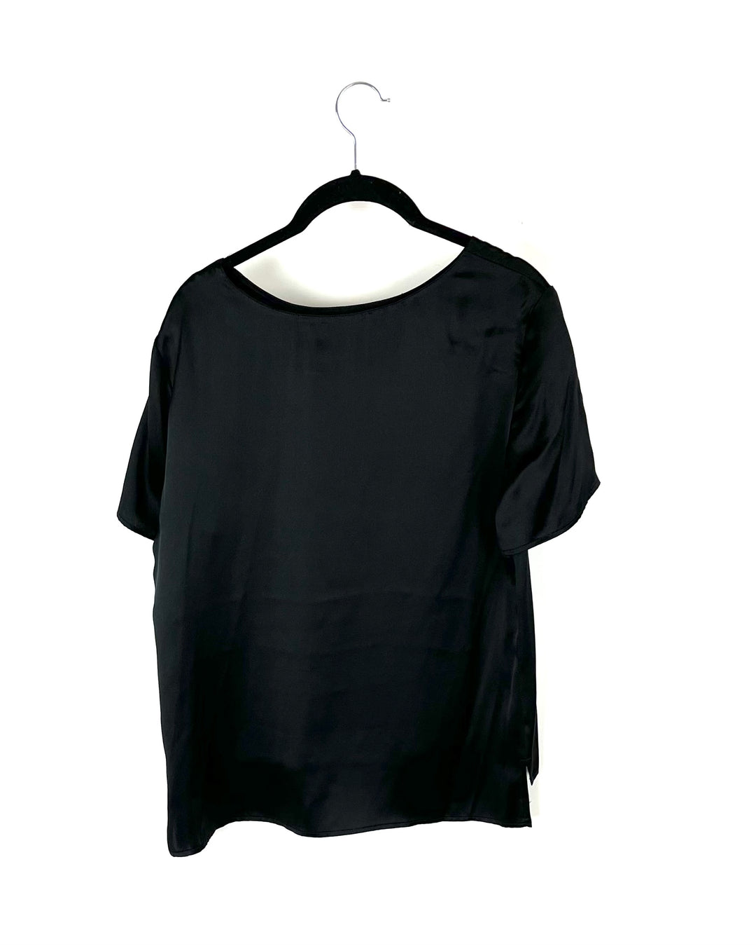 Black Silk Top - Size 4/6