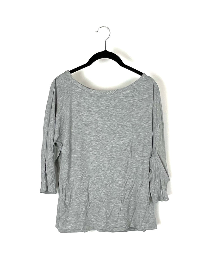 Grey Sleepwear Top - Small