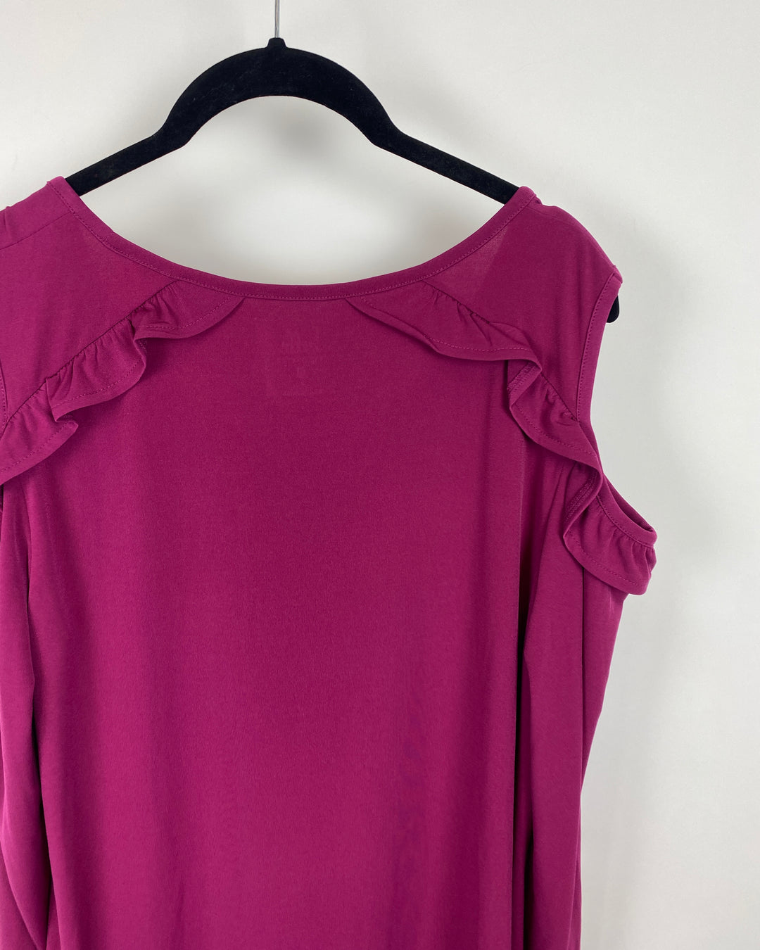 Purple Cutout Shoulder Top - Small/Medium