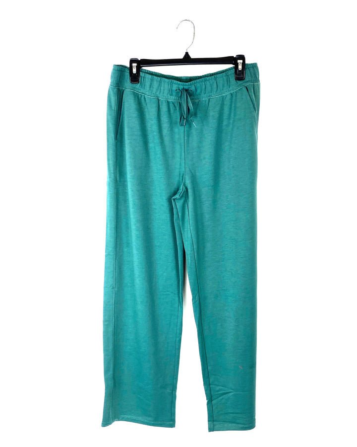 Dark Seafoam Green Lounge Pants - Size 2/4 and 10/12