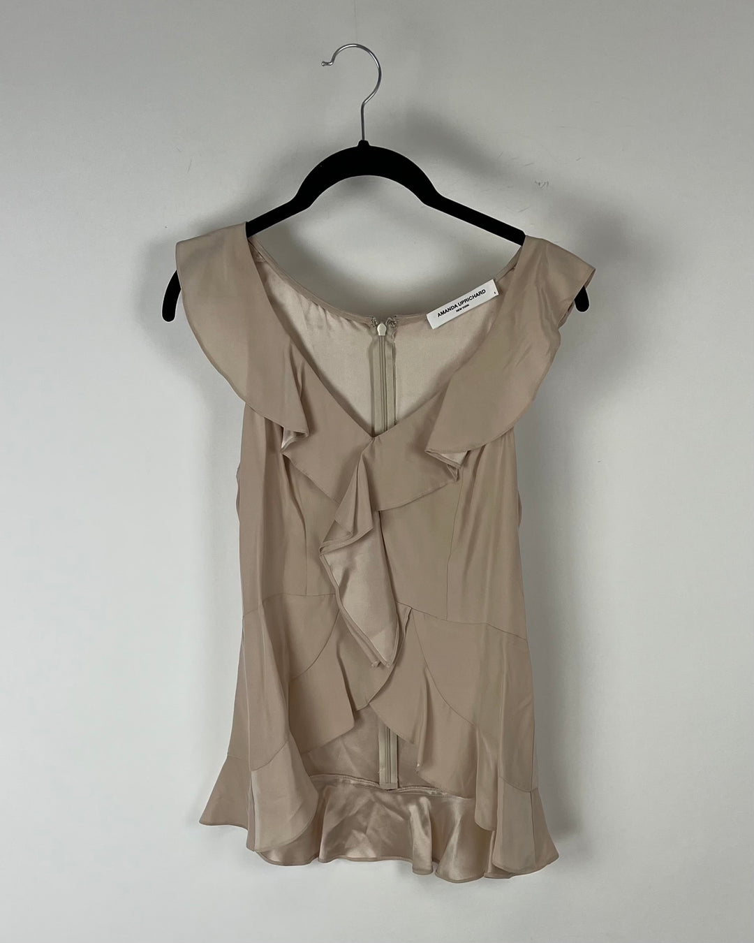 Champagne Sleeveless Blouse - Small