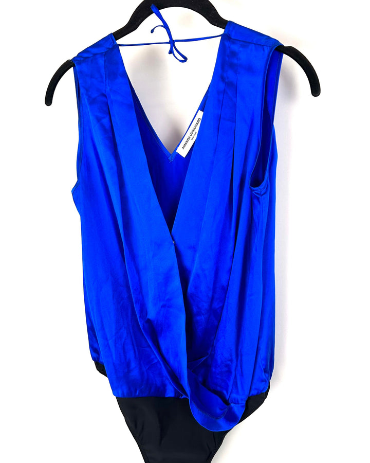 Blue Sleeveless Body Suit - Size 4/6