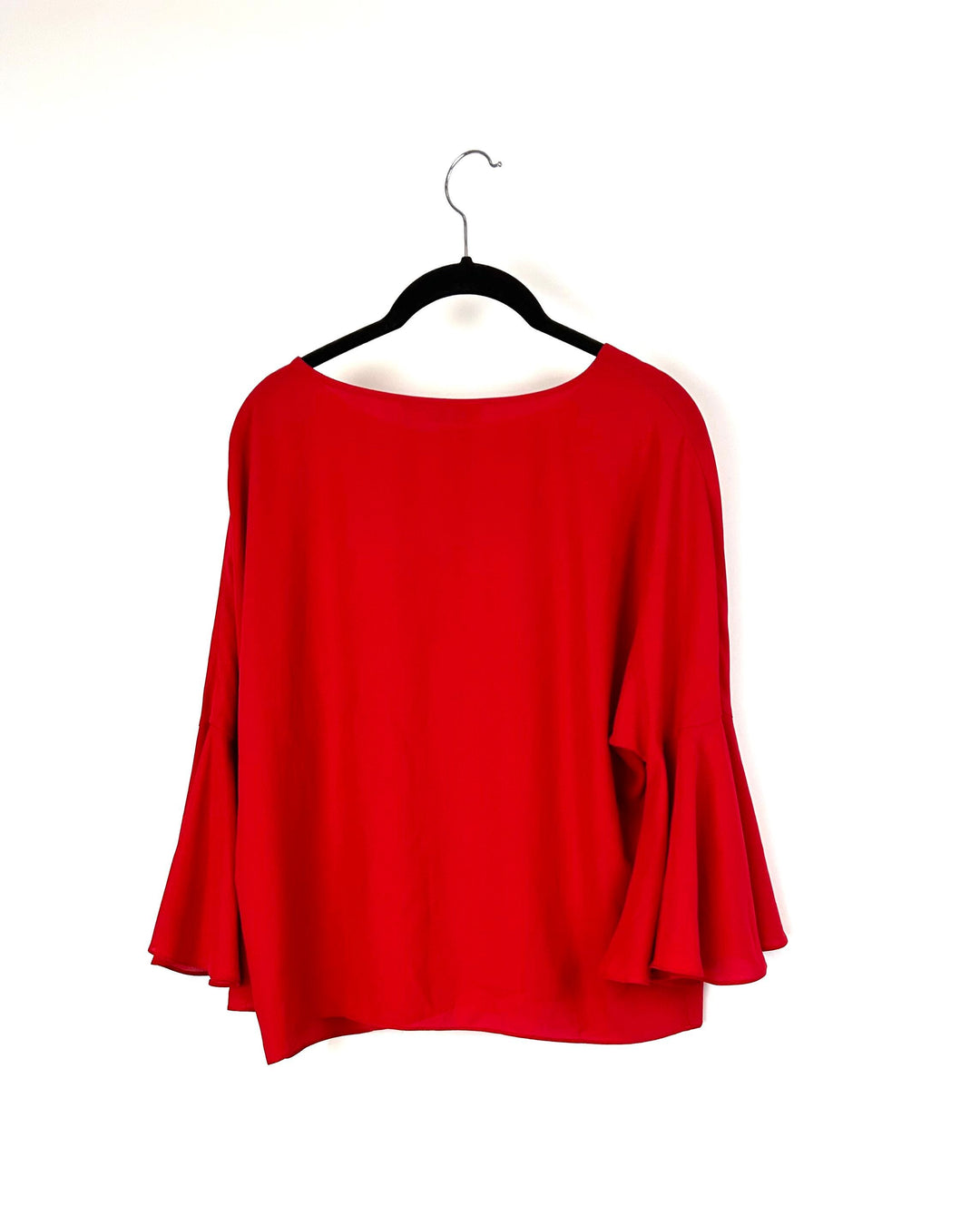 Red Bell Sleeve Blouse - Size 4/6