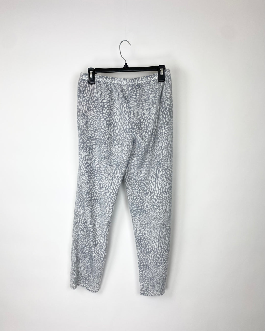 Midnight Gray Patterned Pajama Set - Small