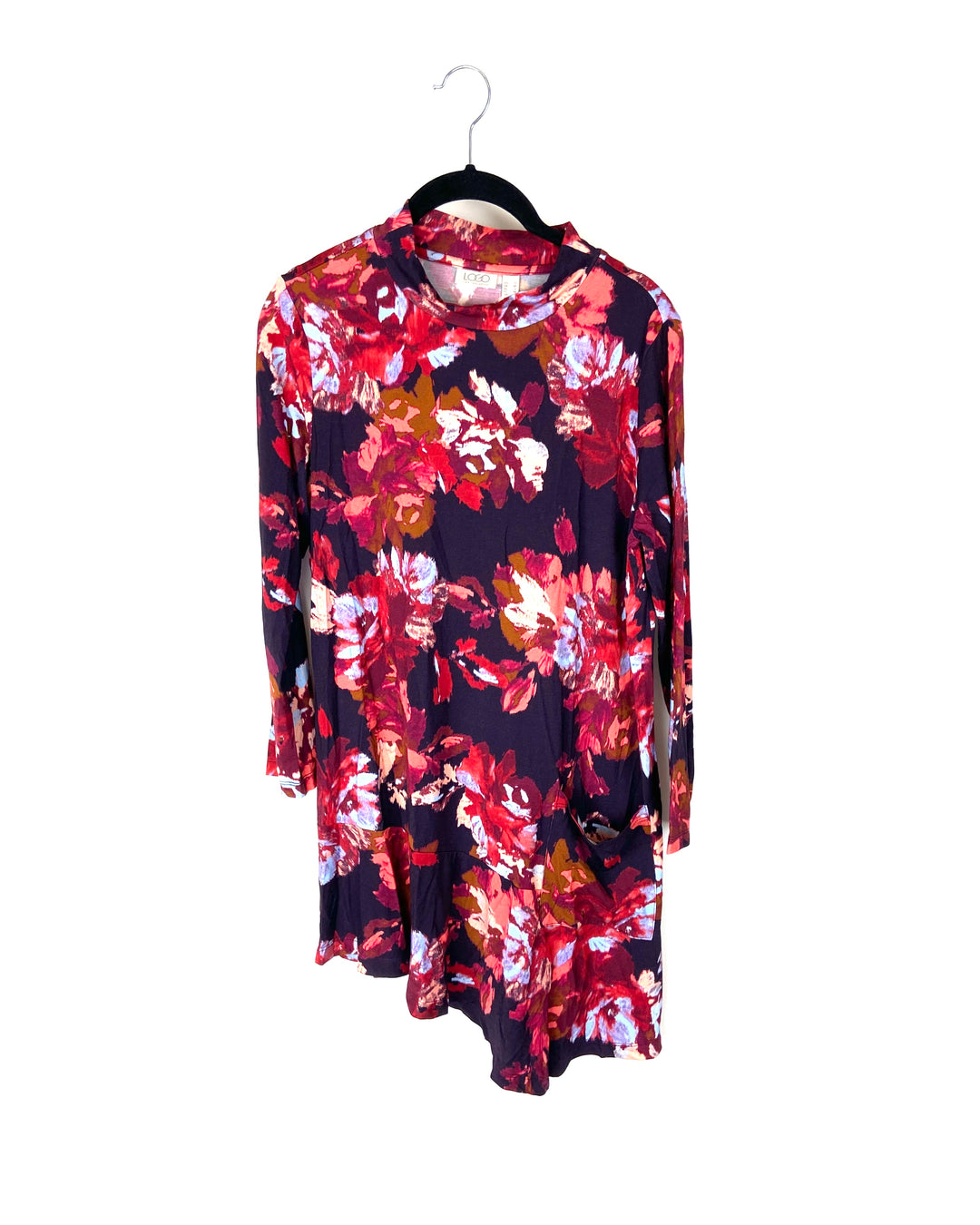 Floral Print Long Sleeve - Size 6-8