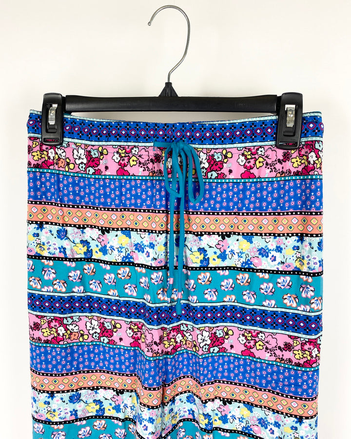 Blue Pajama Pants - 1X