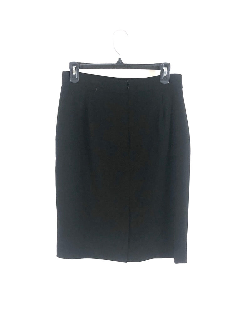 Black Fitted Skirt - Size 8