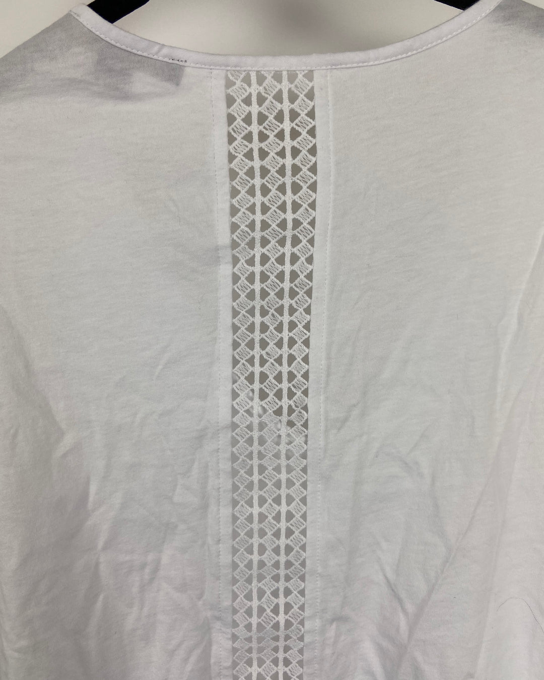 White Short Sleeve Top - Small