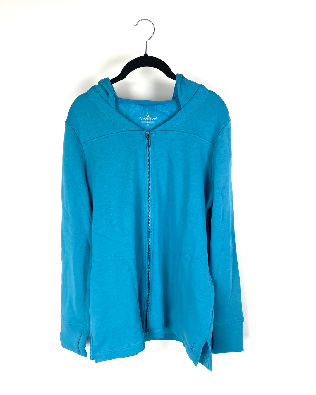 Turquoise Zip Up Jacket - Extra Small and Small