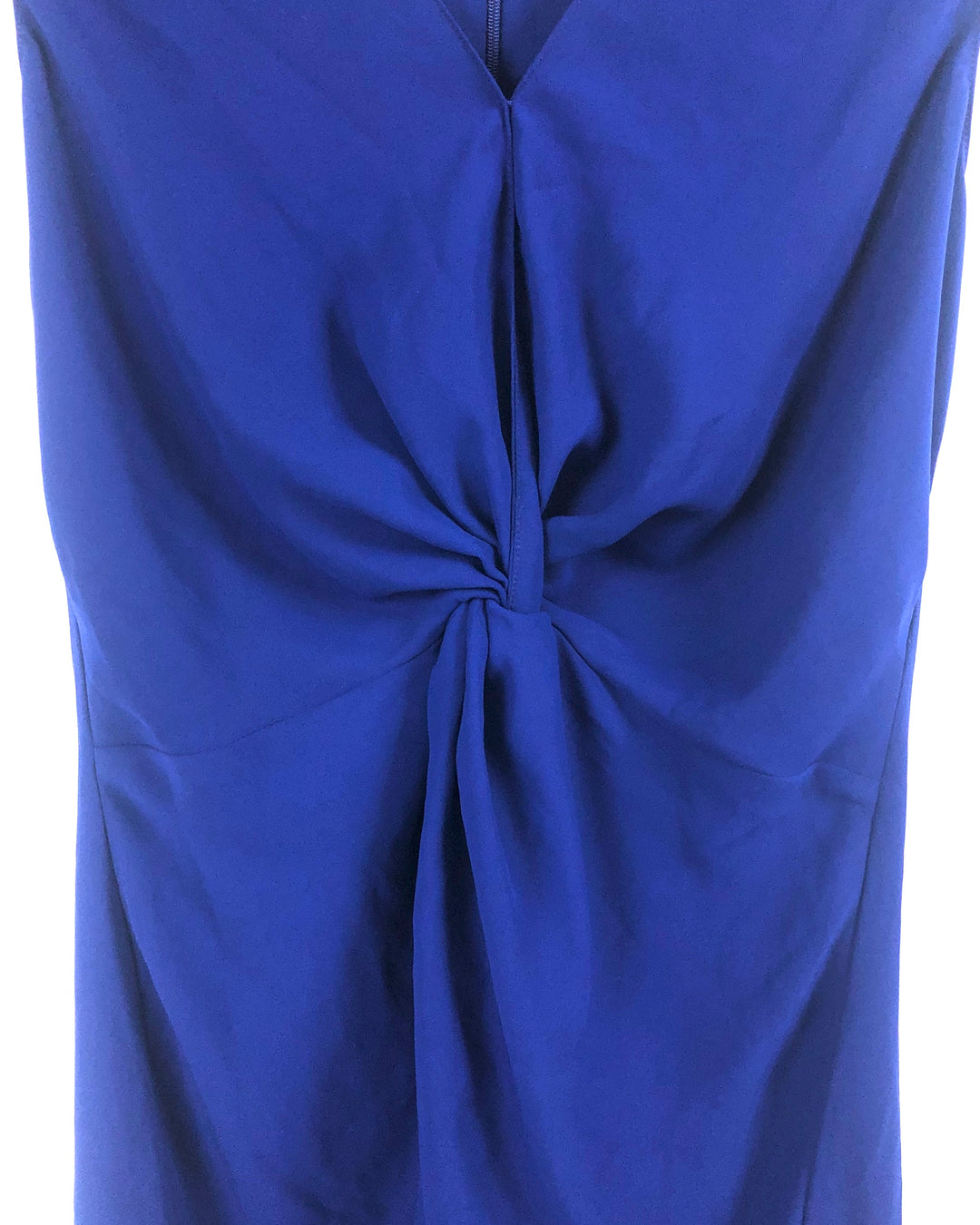 Royal Blue Front Knot Dress- Small