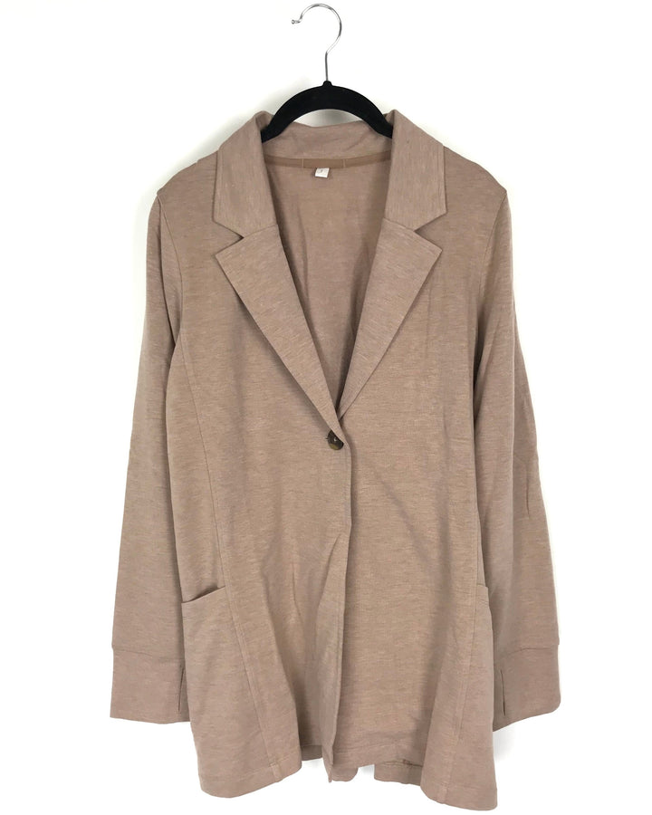 Light Brown Cardigan - Size 6/8 and 10/12