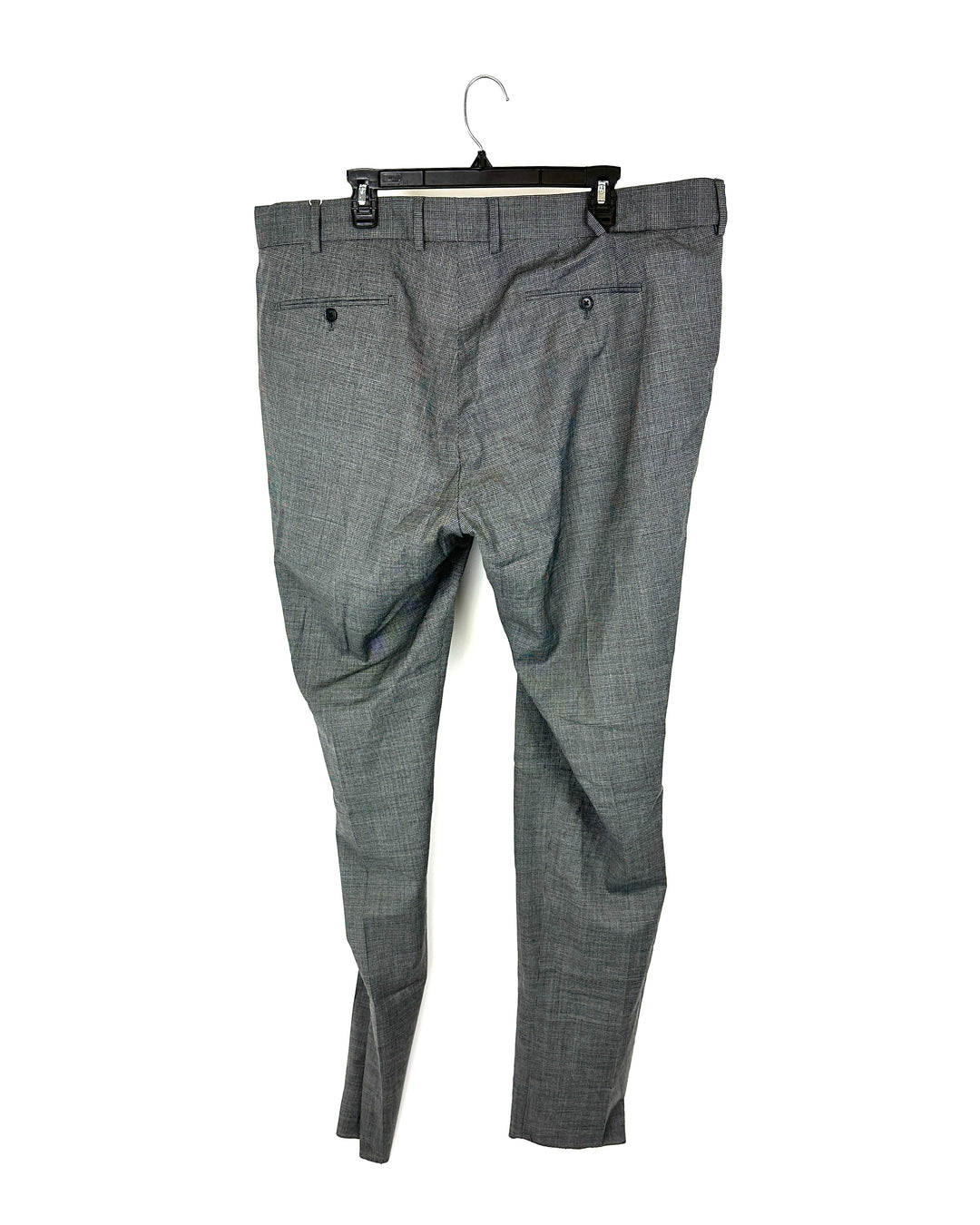 MENS Houndstooth Black/Grey Standard Fit Dress Pants - 42/39