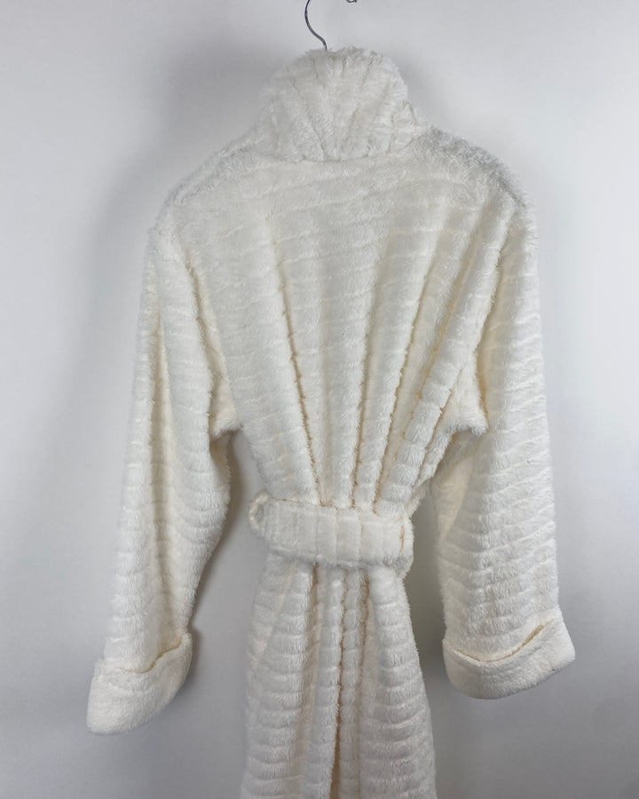 Cream Fuzzy Robe - Small