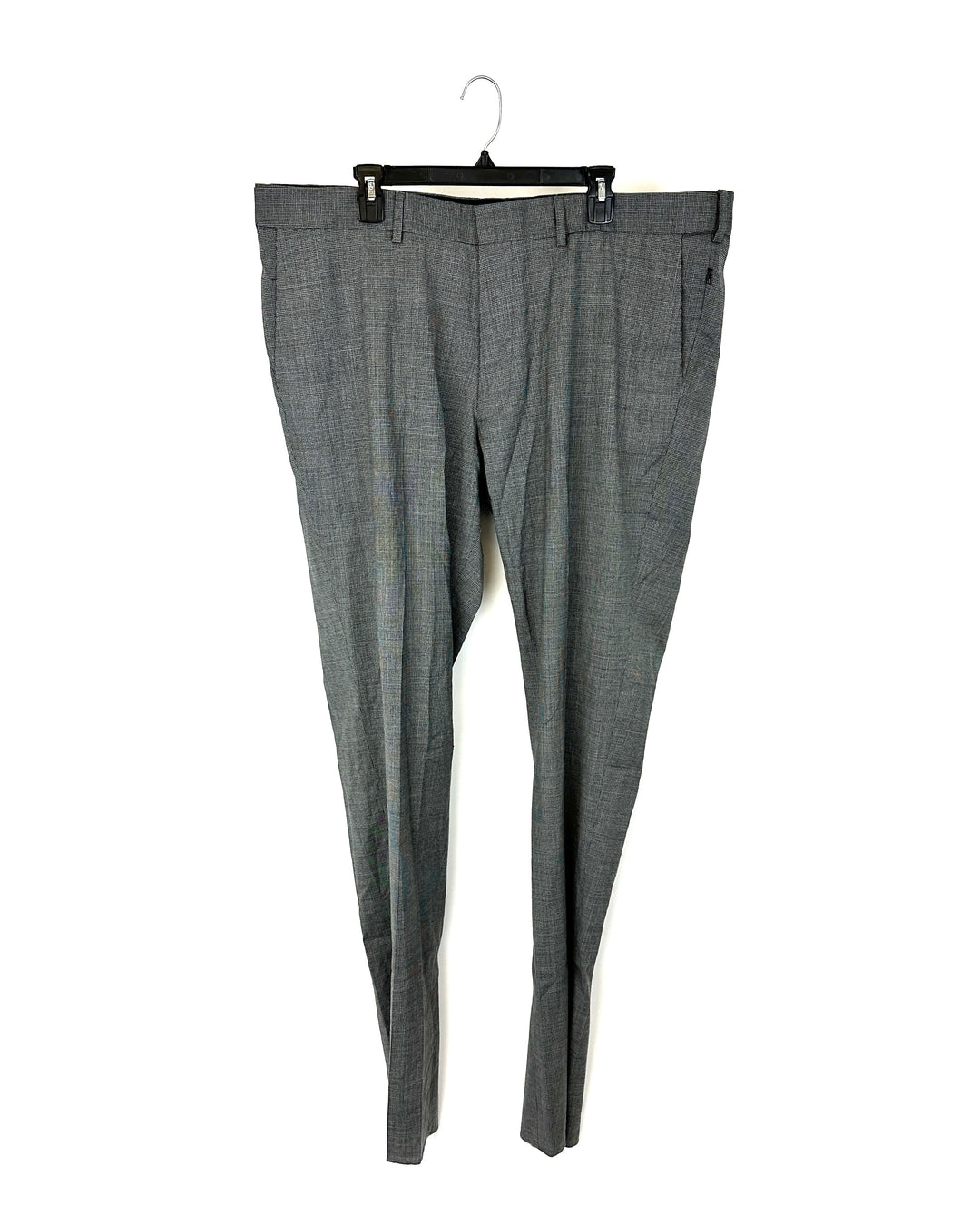 MENS Houndstooth Black/Grey Standard Fit Dress Pants - 42/39