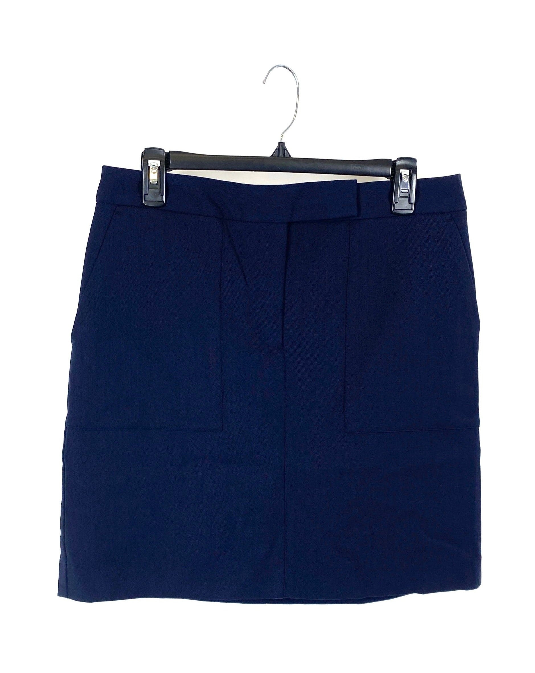 Navy Blue Skirt Size 8