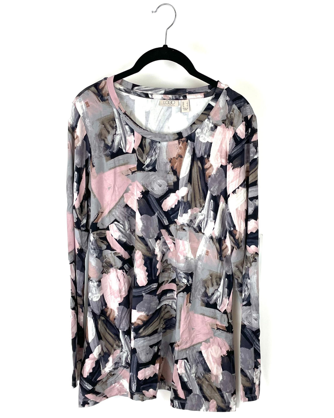 Floral Printed Long Sleeve Top - Size 6-8