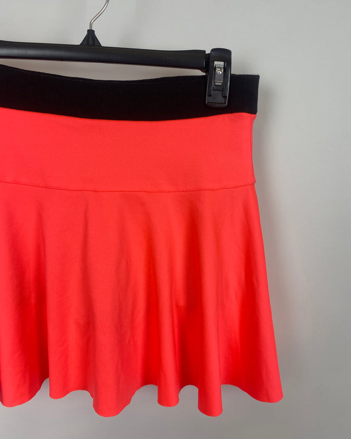 Neon Orange And Black Skort- Small