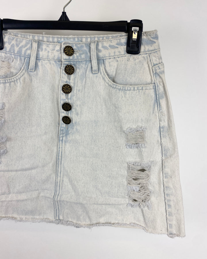 Light Denim Skirt - Size 26