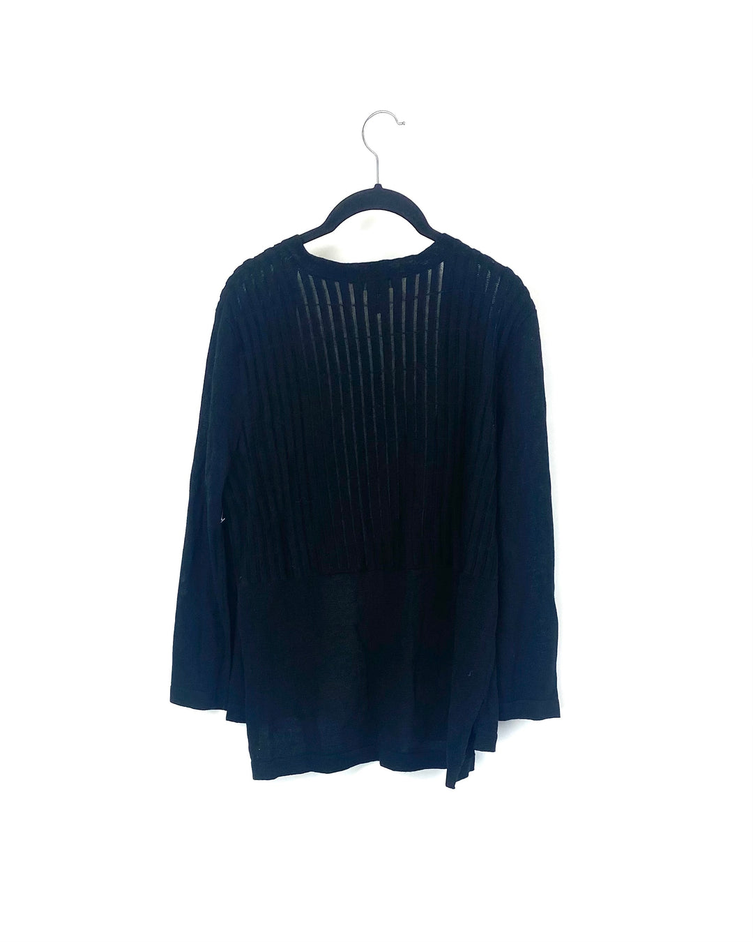 Black Sheer Cardigan - Size 2/4