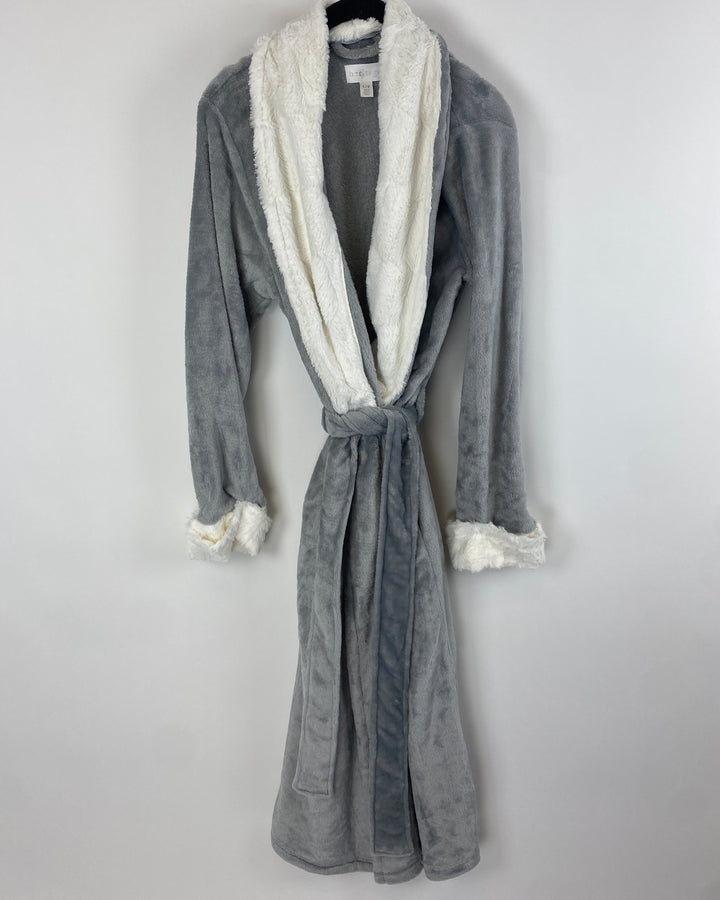 Grey And White Robe - Small