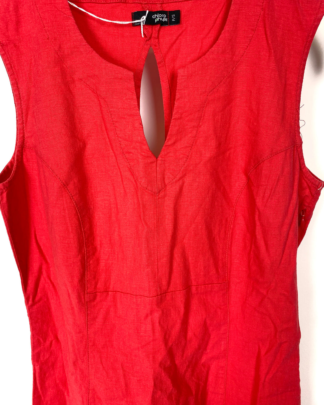 Red Sleeveless Dress - Small