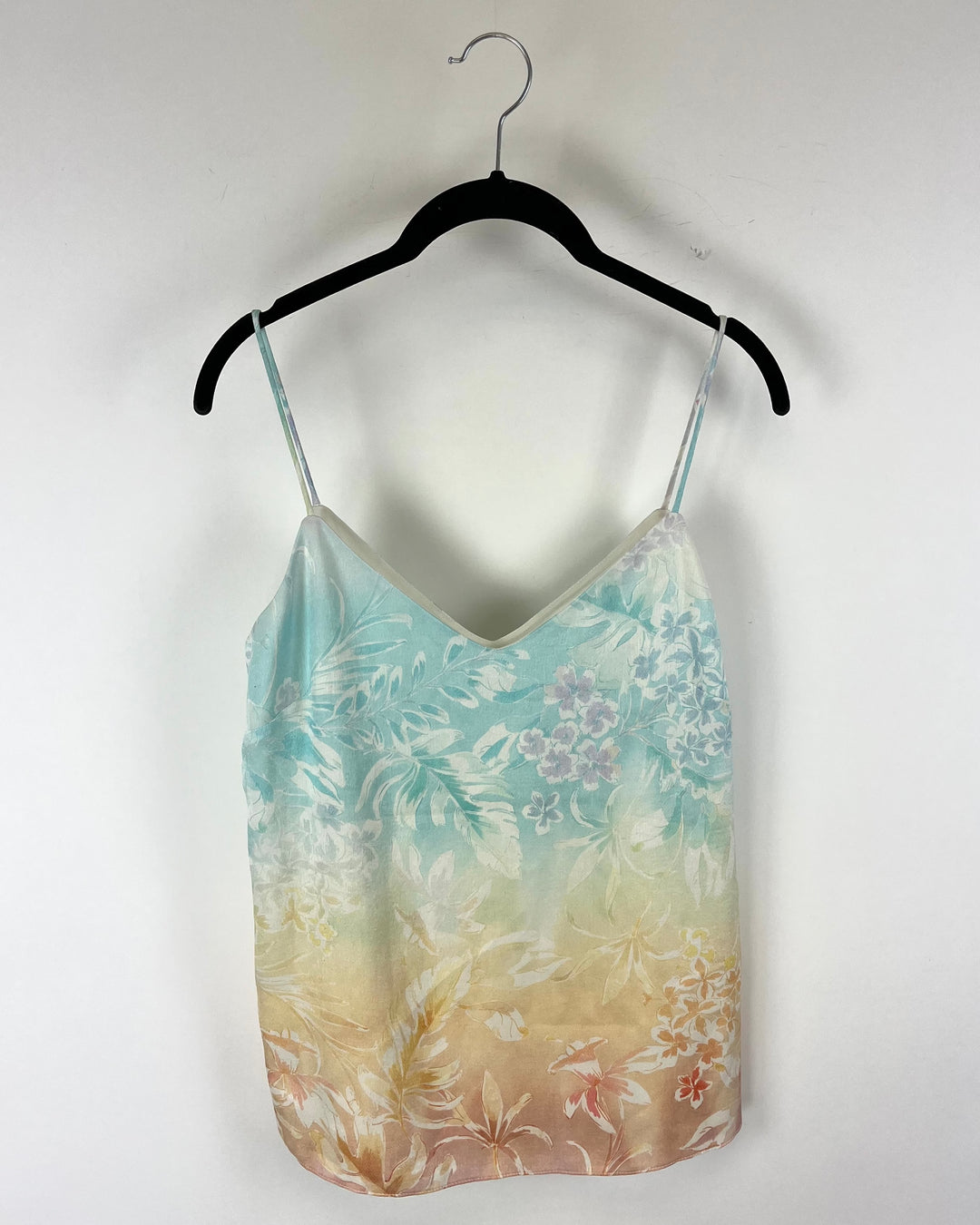Rainbow Floral Ombre Cami Blouse - Size 4-6