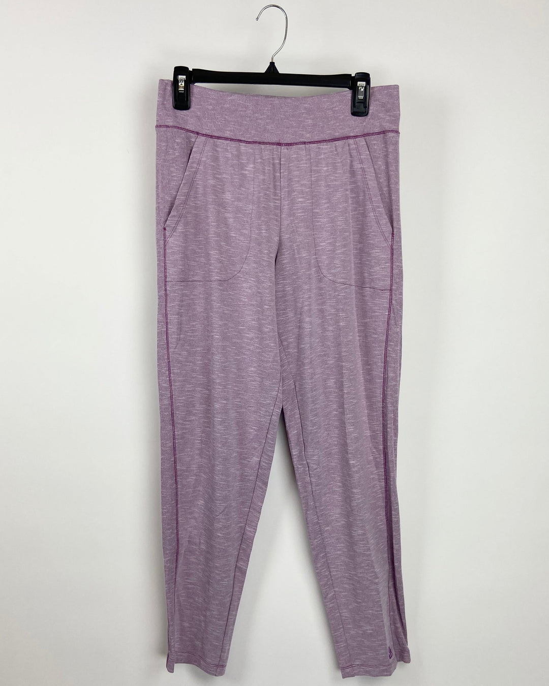 Purple Fitted Sweatpants - Small