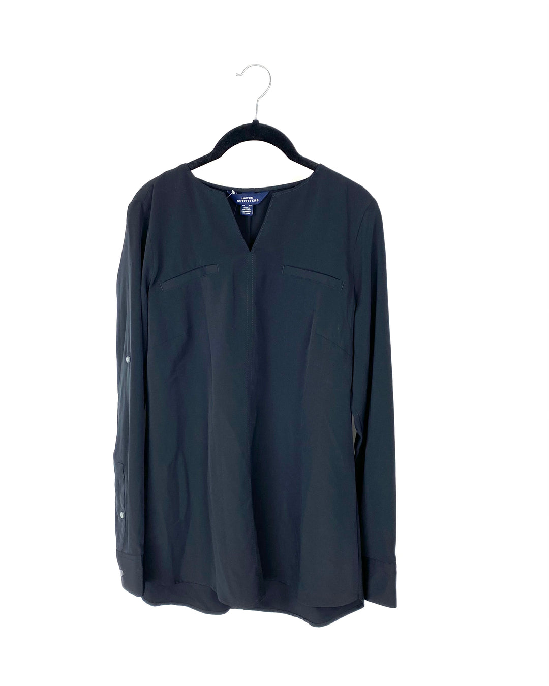 Black Long Sleeve Blouse - Size 8