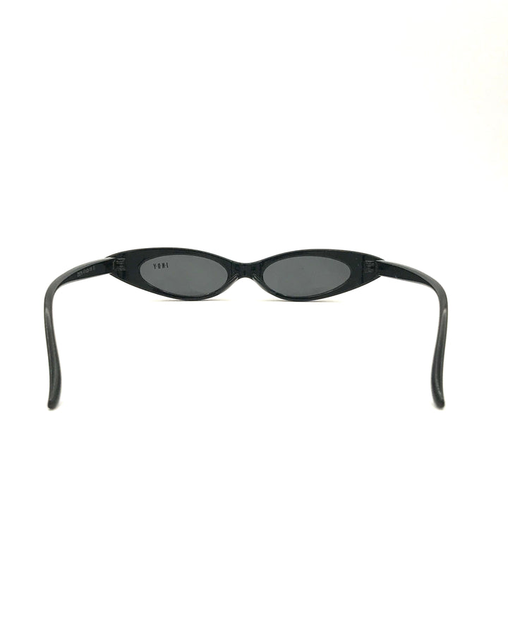 Black Slim Lens Sunglasses