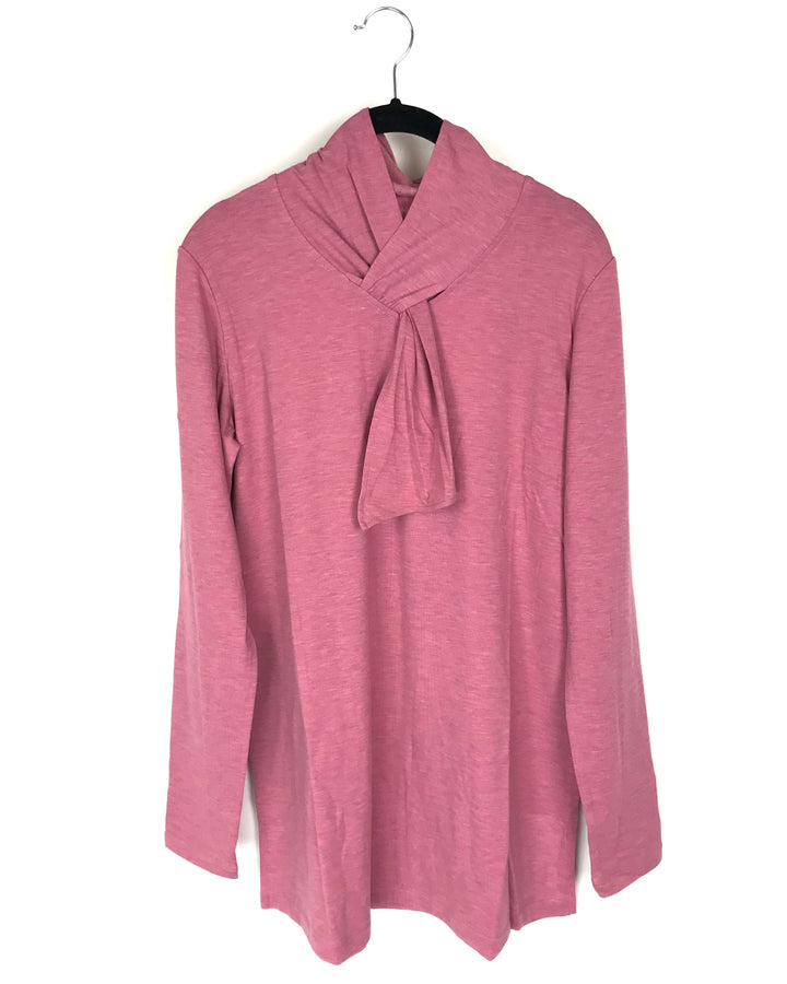 Long Sleeve Pink Top - Extra Small and Small