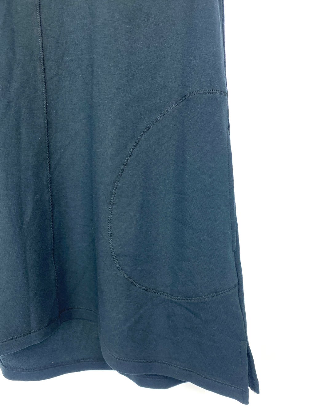 Black Crop Sleeve Top - Small/Medium
