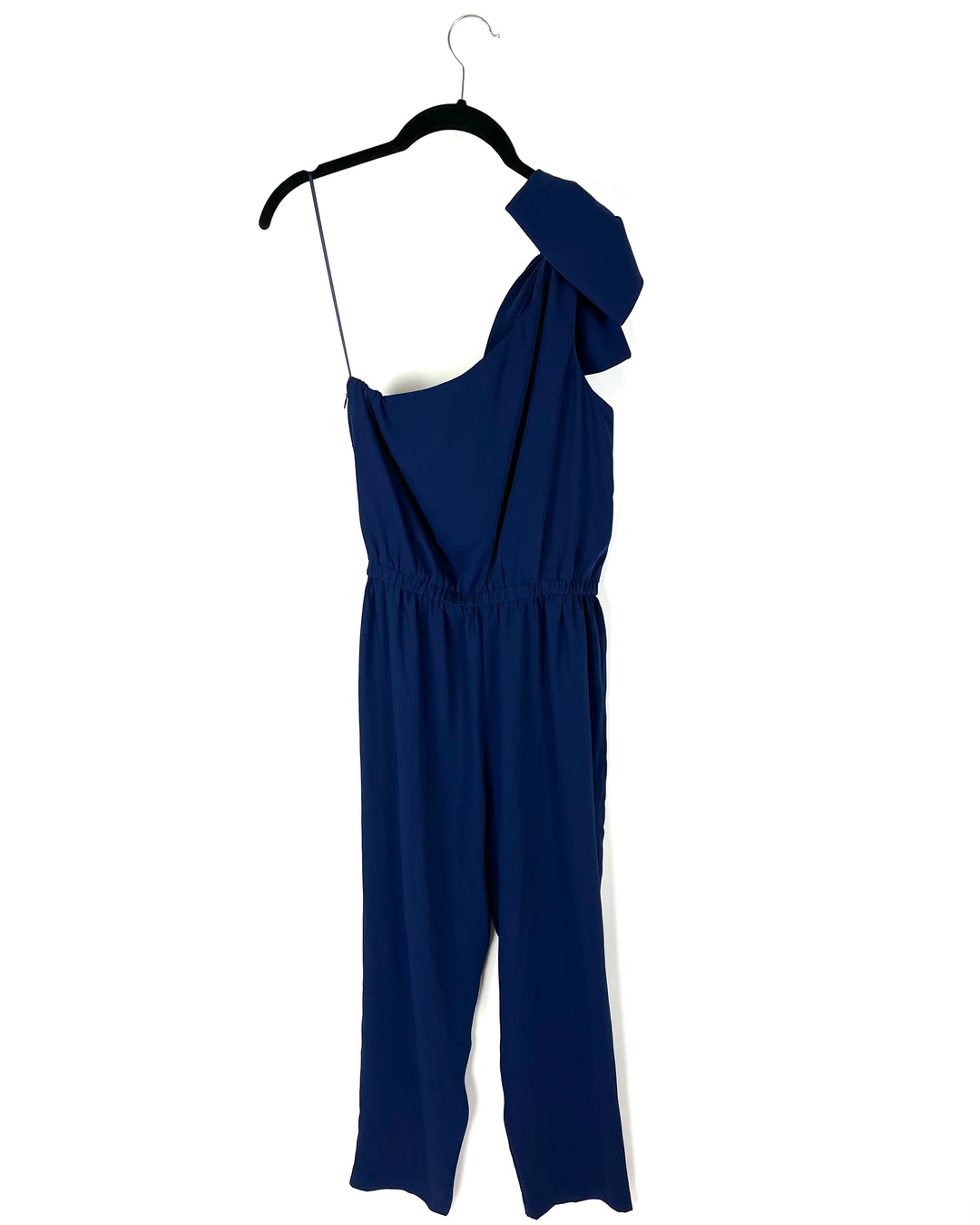 Navy blue One shoulder Jumpsuit - Size 4/6