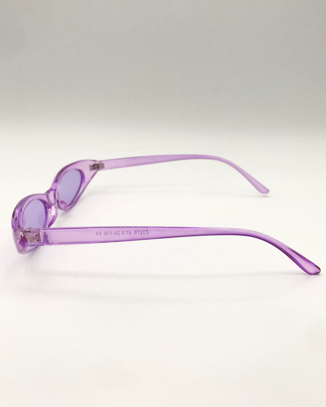 Purple Slim Lens Sunglasses