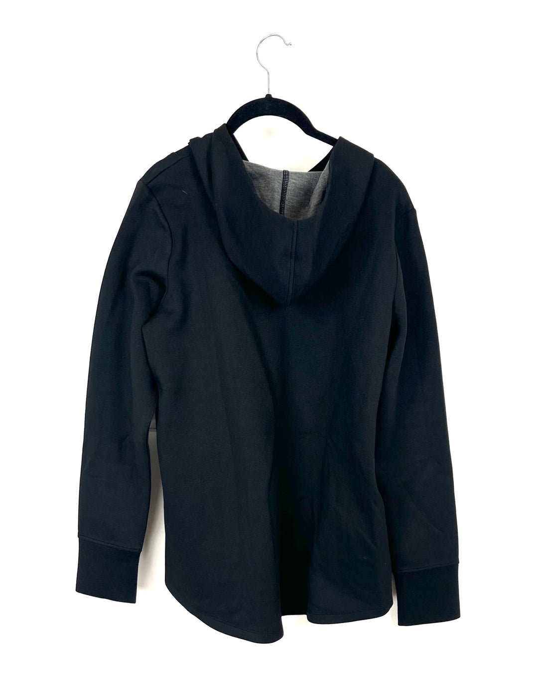 Black Asymmetrical Zip Up Jacket - Size 6/8